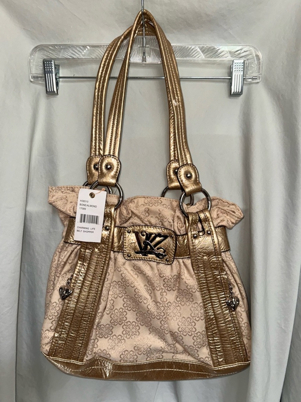 Kathy Van Zeeland Charming Life Belt Shopper Bag. Vintage NWT Handbag.